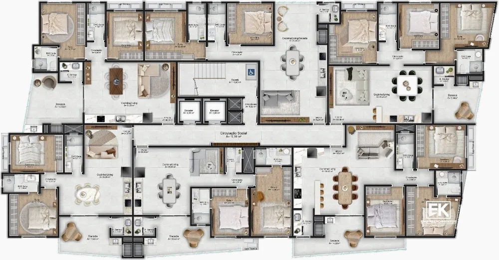 Apartamento, 3 quartos, 100 m² - Foto 7