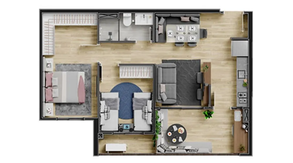 Apartamento, 2 quartos, 57 m² - Foto 18