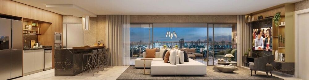 Apartamento à venda com 3 quartos, 122m² - Foto 1