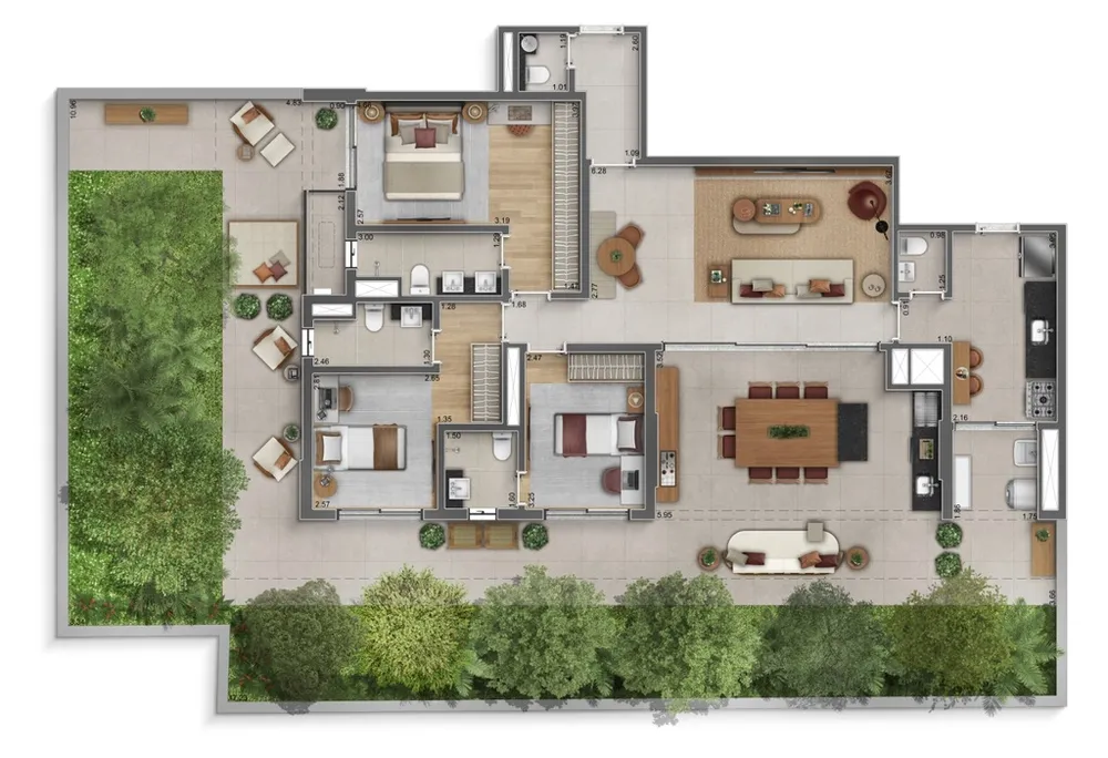 Apartamento, 3 quartos, 122 m² - Foto 23