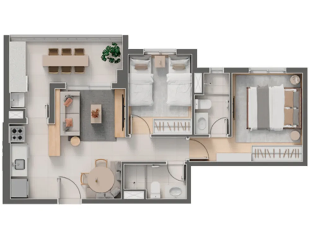 Apartamento, 3 quartos, 74 m² - Foto 18