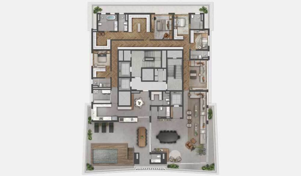 Apartamento, 4 quartos, 261 m² - Foto 12