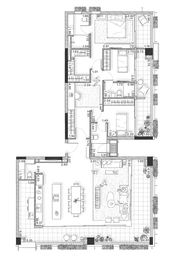 Apartamento, 3 quartos, 185 m² - Foto 14