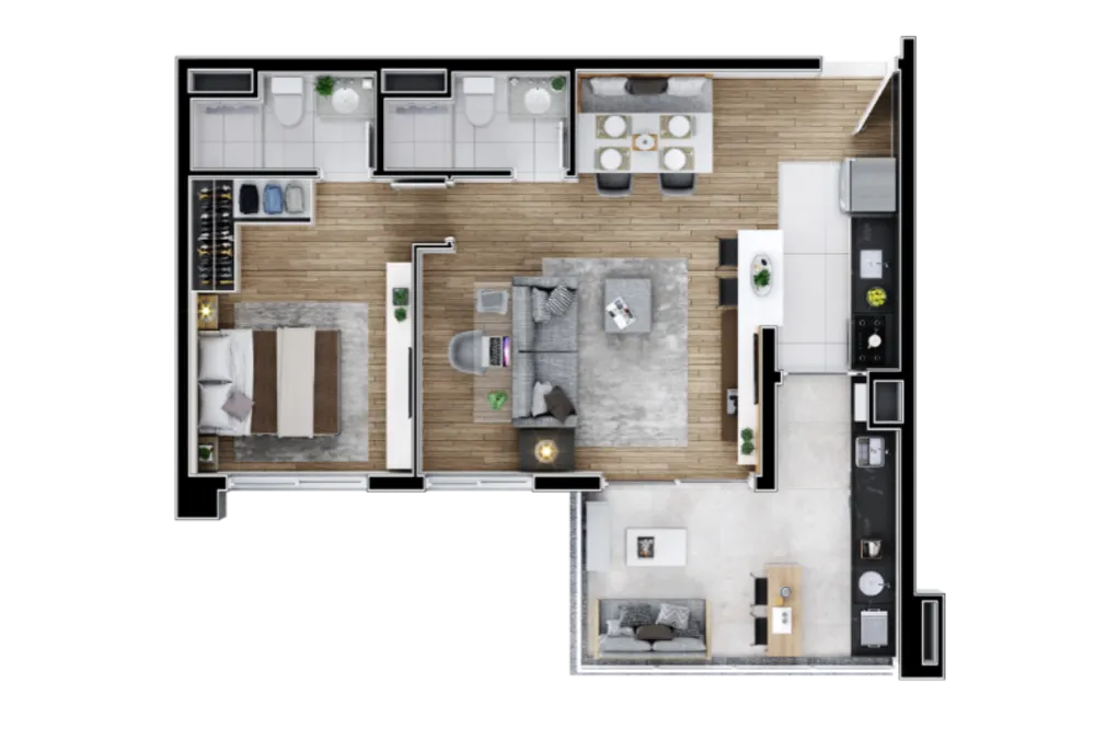 Apartamento, 2 quartos, 64 m² - Foto 14