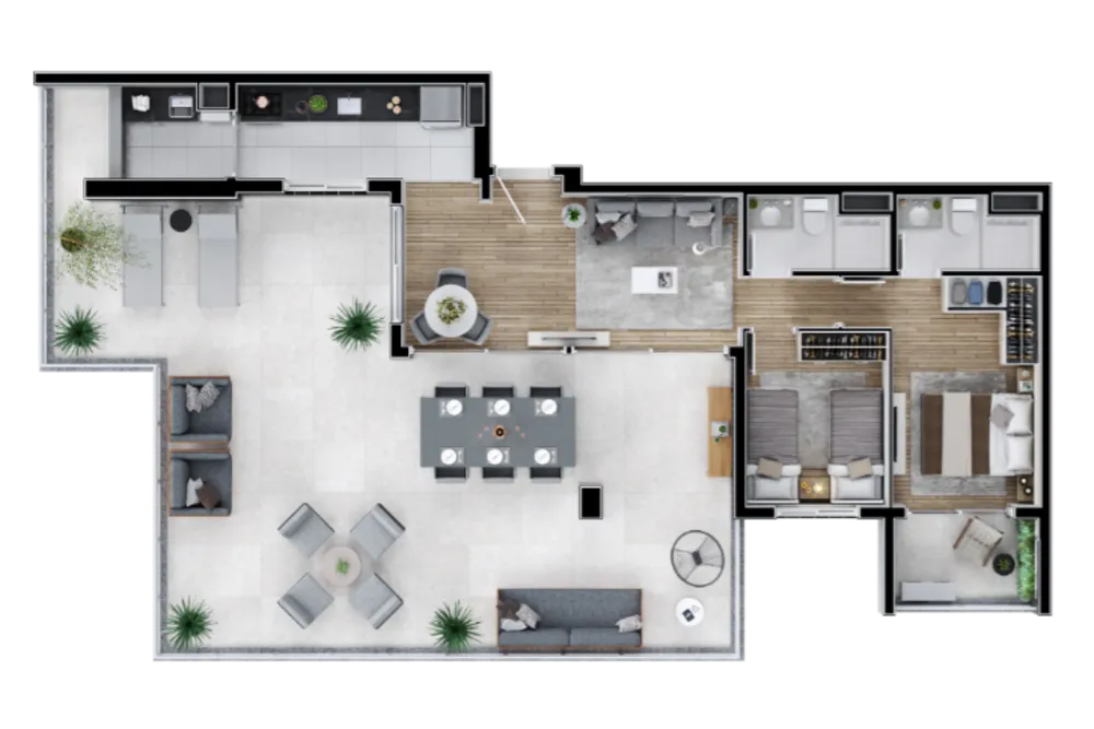 Apartamento, 2 quartos, 64 m² - Foto 6