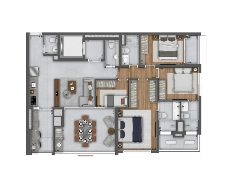 Apartamento, 4 quartos, 130 m² - Foto 11