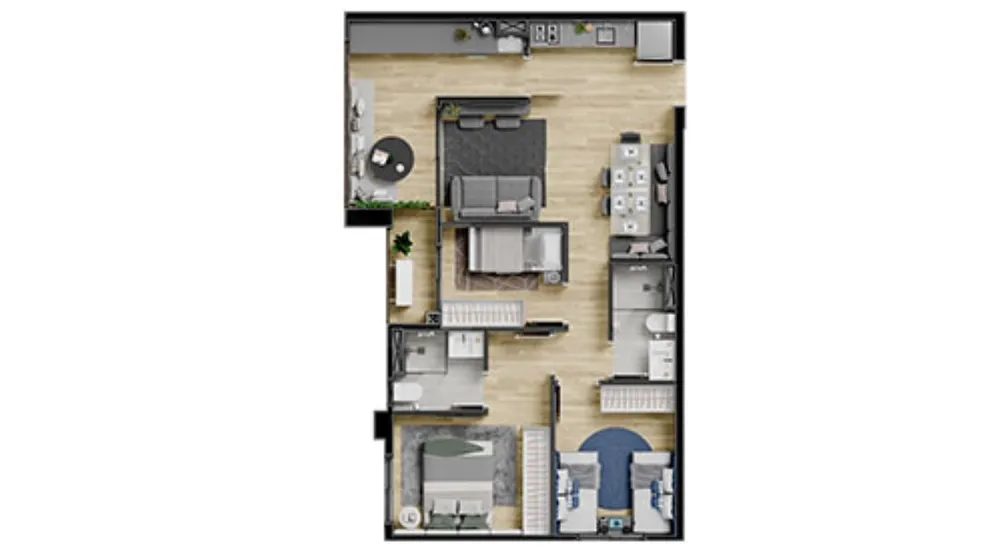 Apartamento, 3 quartos, 95 m² - Foto 19
