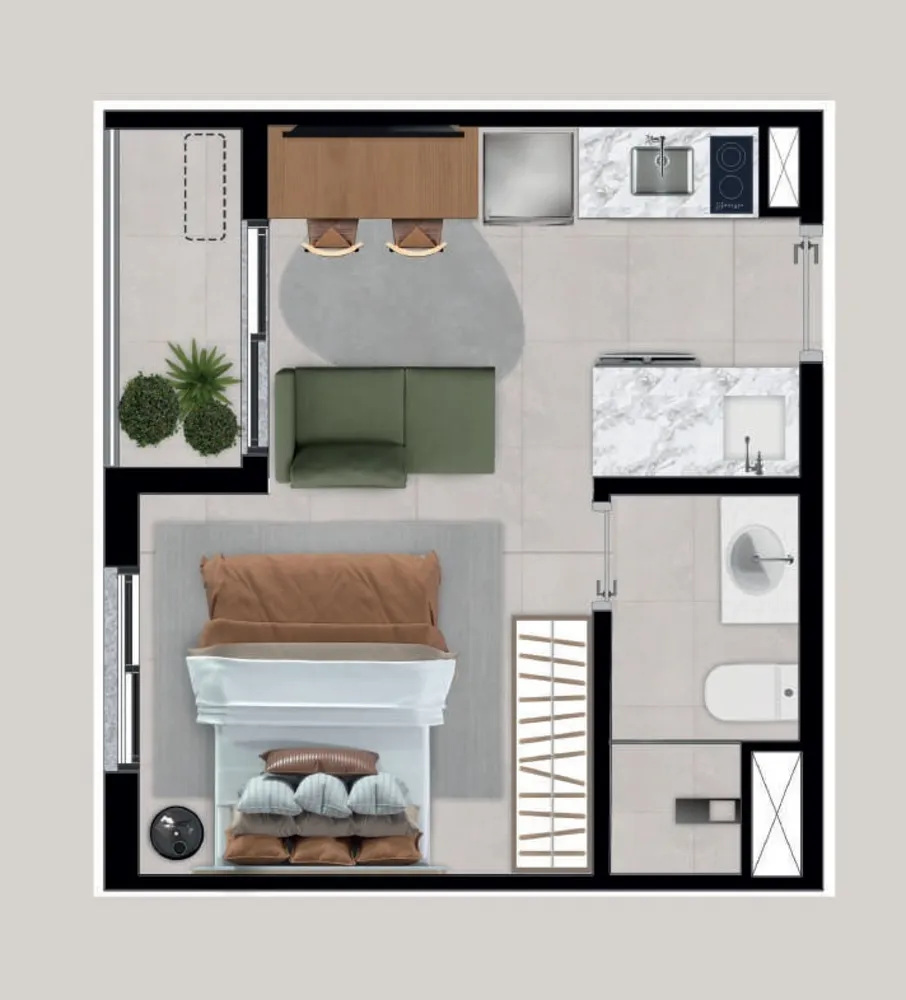 Apartamento, 1 quarto, 24 m² - Foto 16