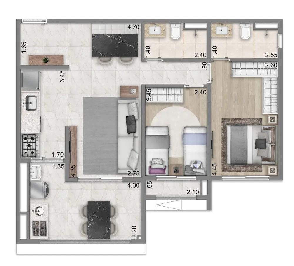 Apartamento, 1 quarto, 32 m² - Foto 20