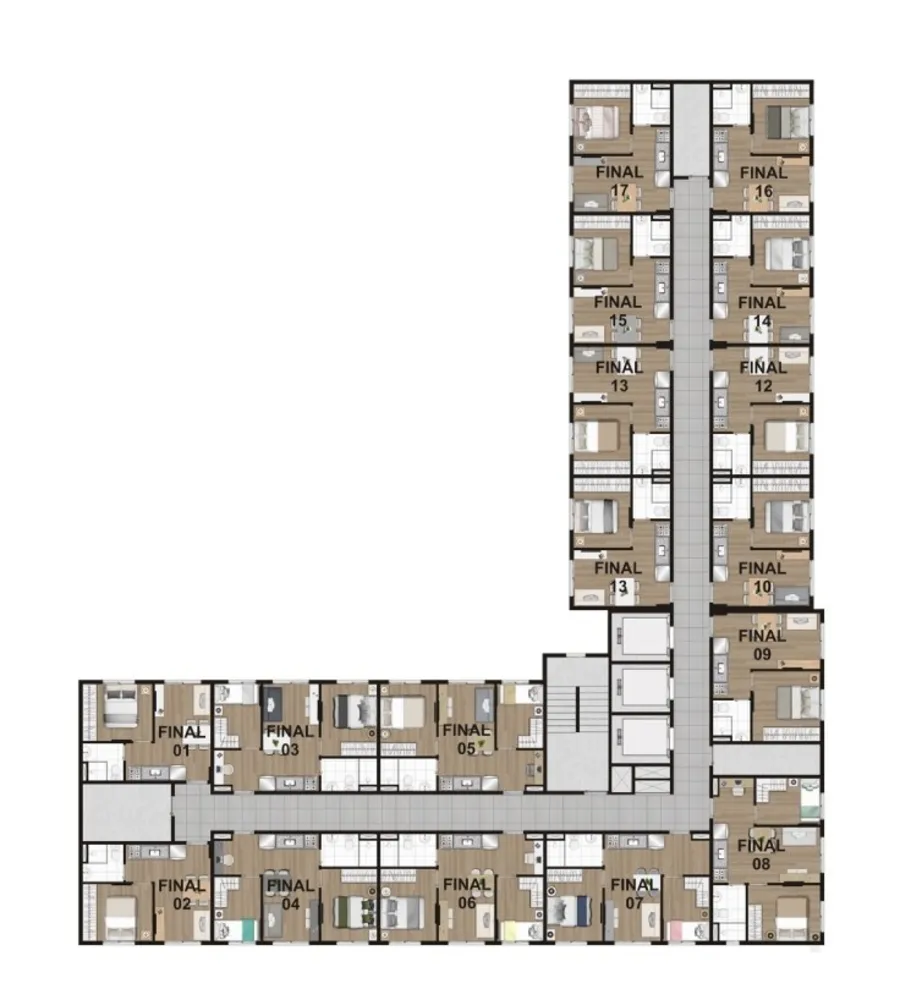 Apartamento, 1 quarto, 25 m² - Foto 11