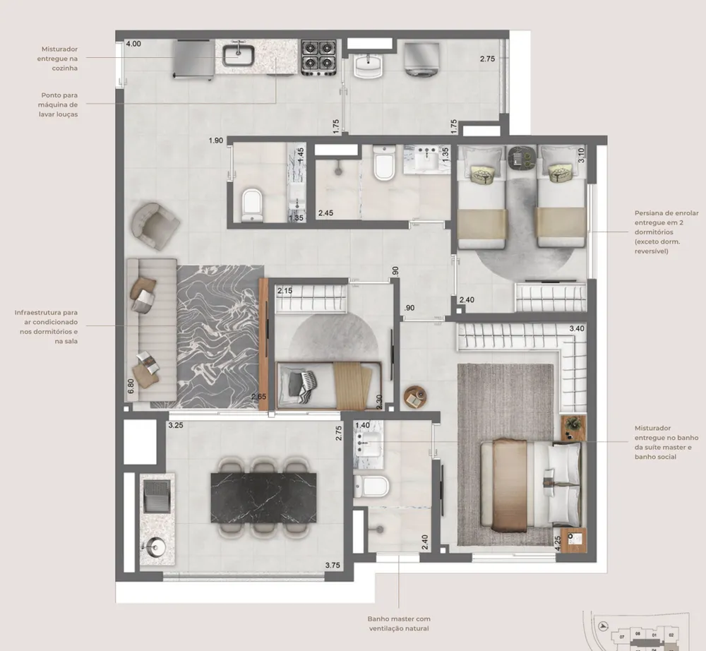 Apartamento, 2 quartos, 79 m² - Foto 5