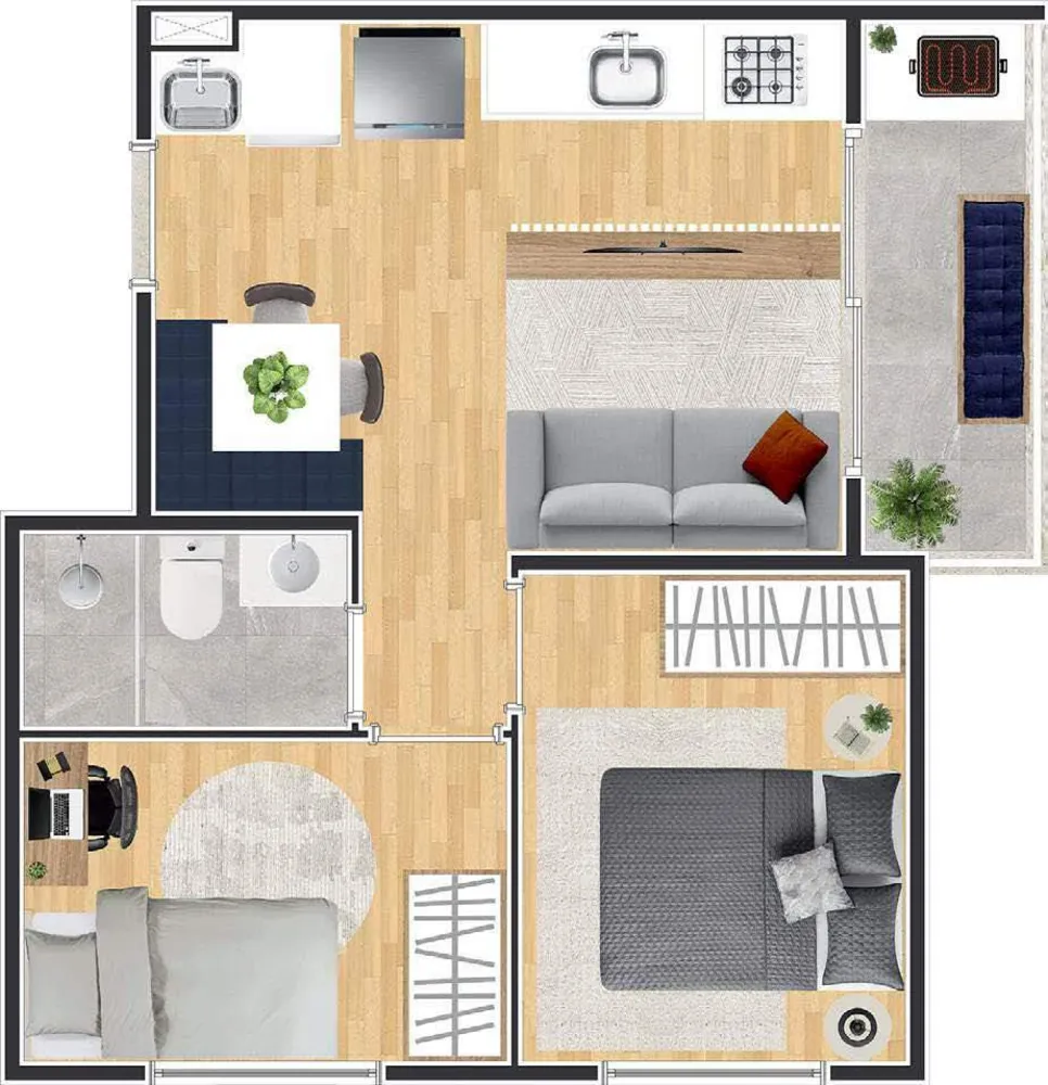 Apartamento, 3 quartos, 78 m² - Foto 11