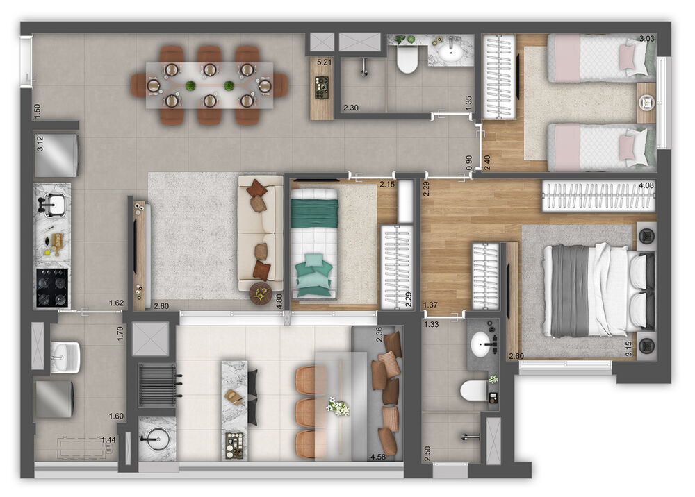 Apartamento, 1 quarto, 25 m² - Foto 4