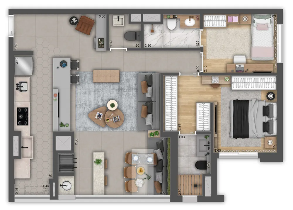 Apartamento, 1 quarto, 25 m² - Foto 24