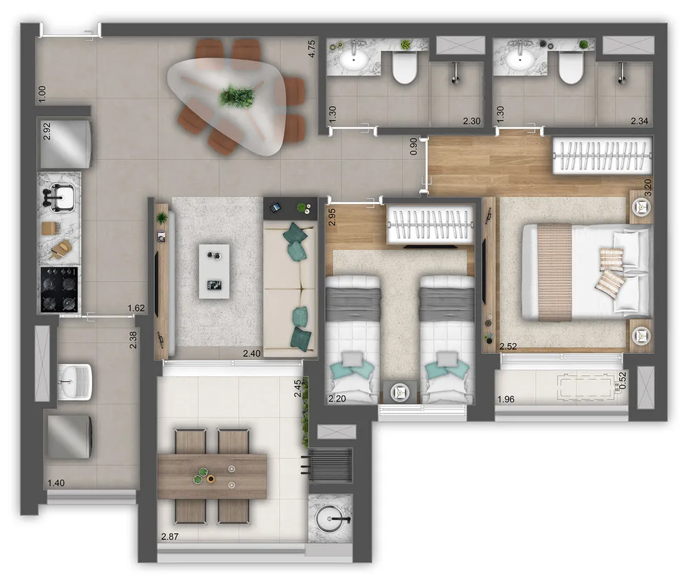 Apartamento, 1 quarto, 25 m² - Foto 22