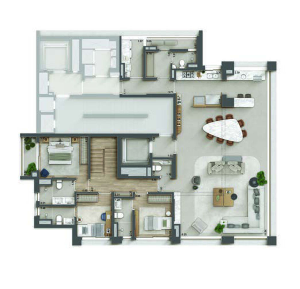 Apartamento, 3 quartos, 178 m² - Foto 8
