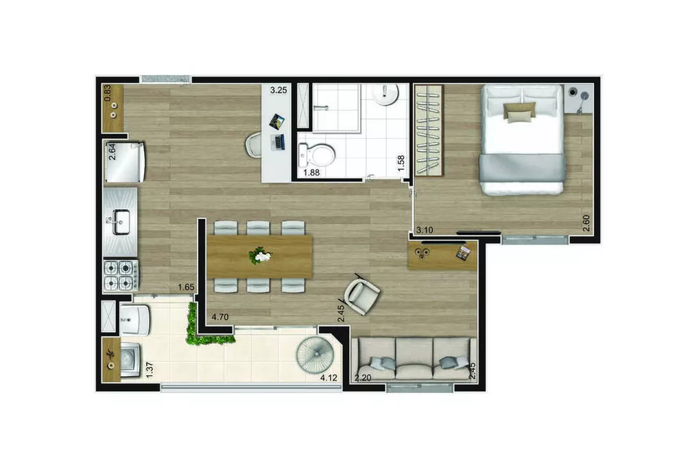 Apartamento à venda com 2 quartos, 37m² - Foto 38