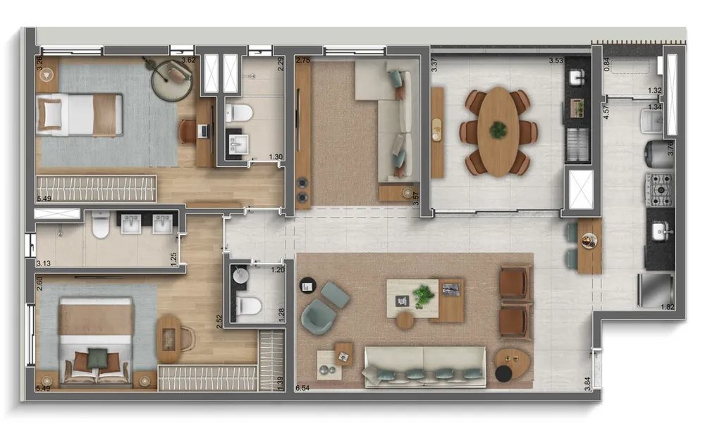 Apartamento, 3 quartos, 275 m² - Foto 16