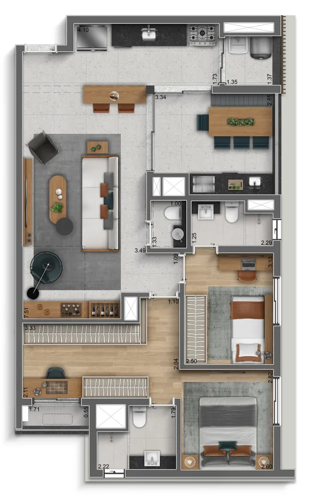 Apartamento, 3 quartos, 275 m² - Foto 15