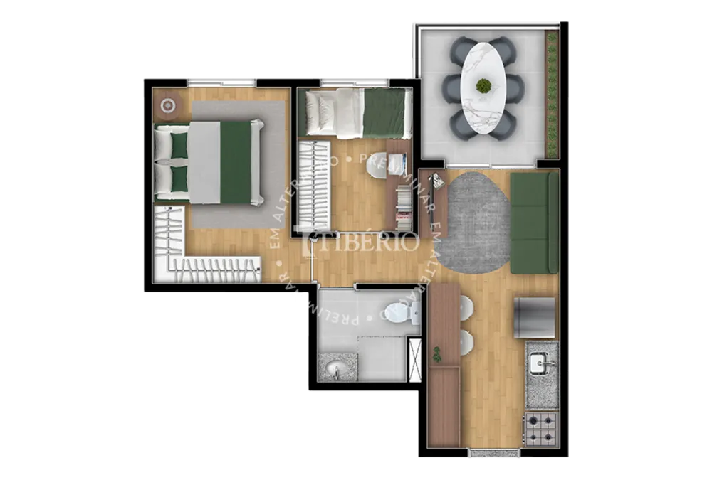Apartamento, 2 quartos, 39 m² - Foto 15