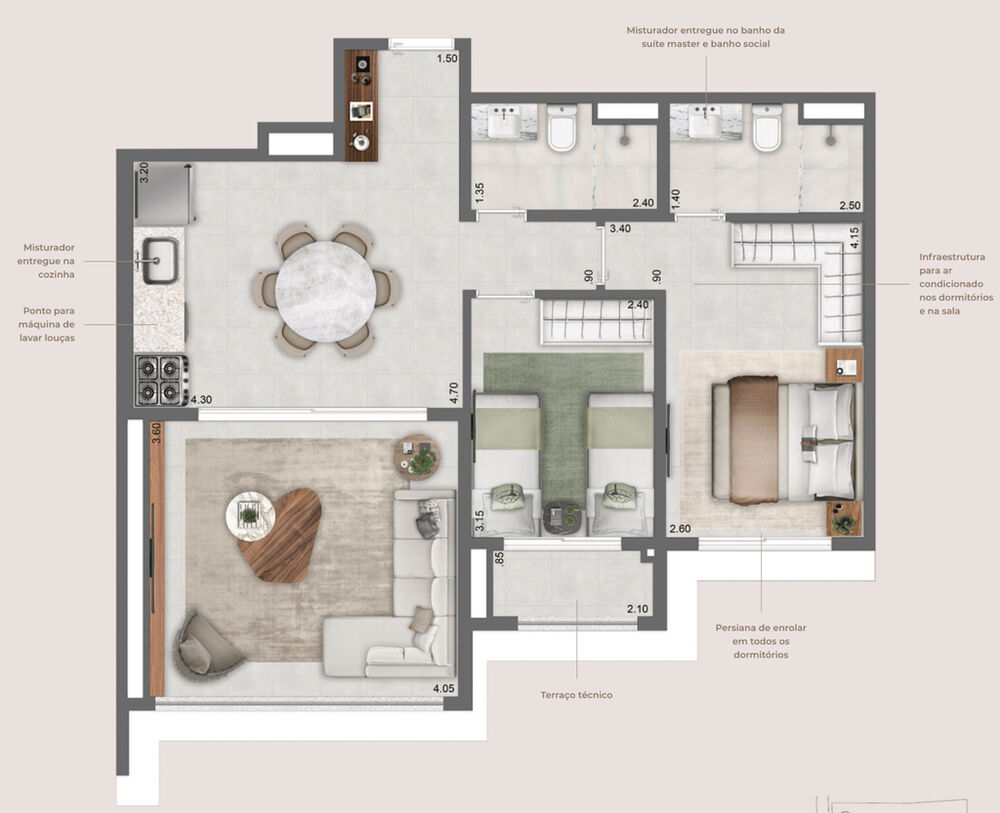 Apartamento, 2 quartos, 80 m² - Foto 22