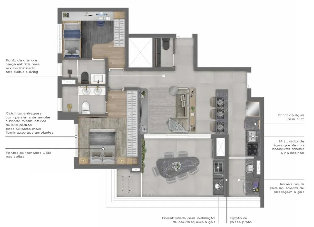 Apartamento, 2 quartos, 87 m² - Foto 14
