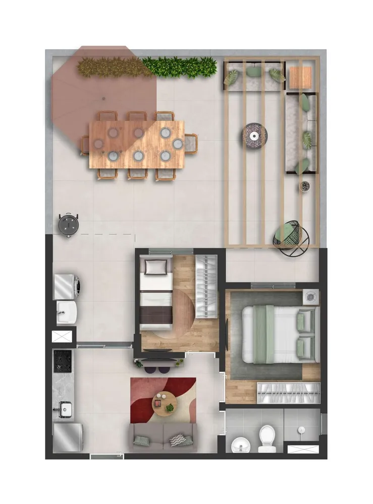 Apartamento, 2 quartos, 36 m² - Foto 16