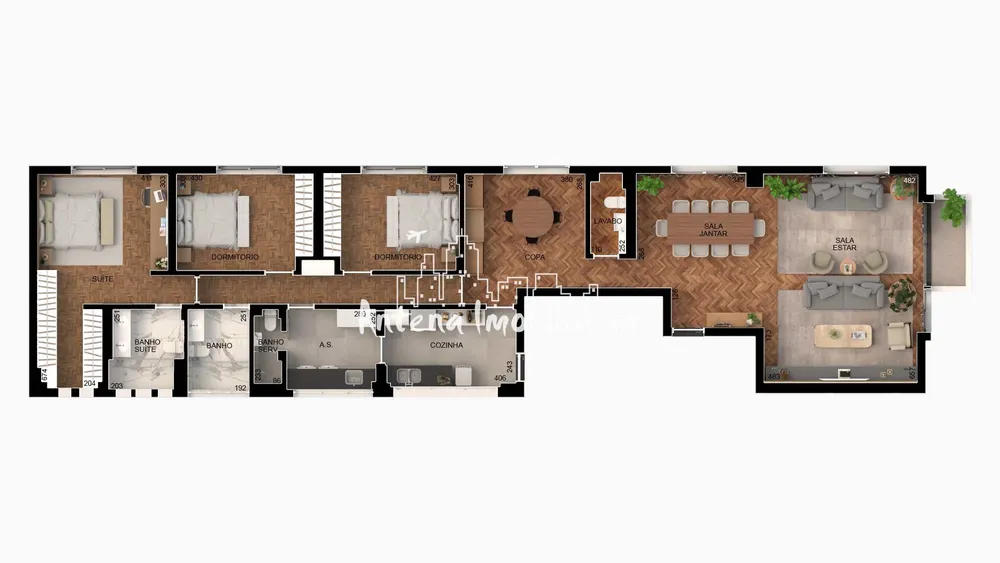 Apartamento, 3 quartos, 181 m² - Foto 6