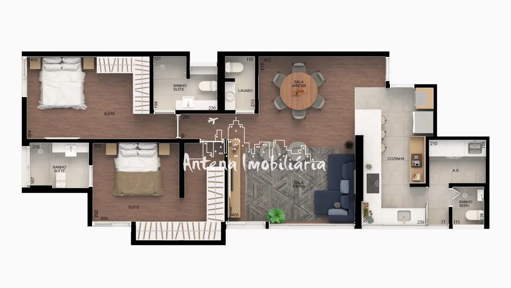 Apartamento, 2 quartos, 100 m² - Foto 12