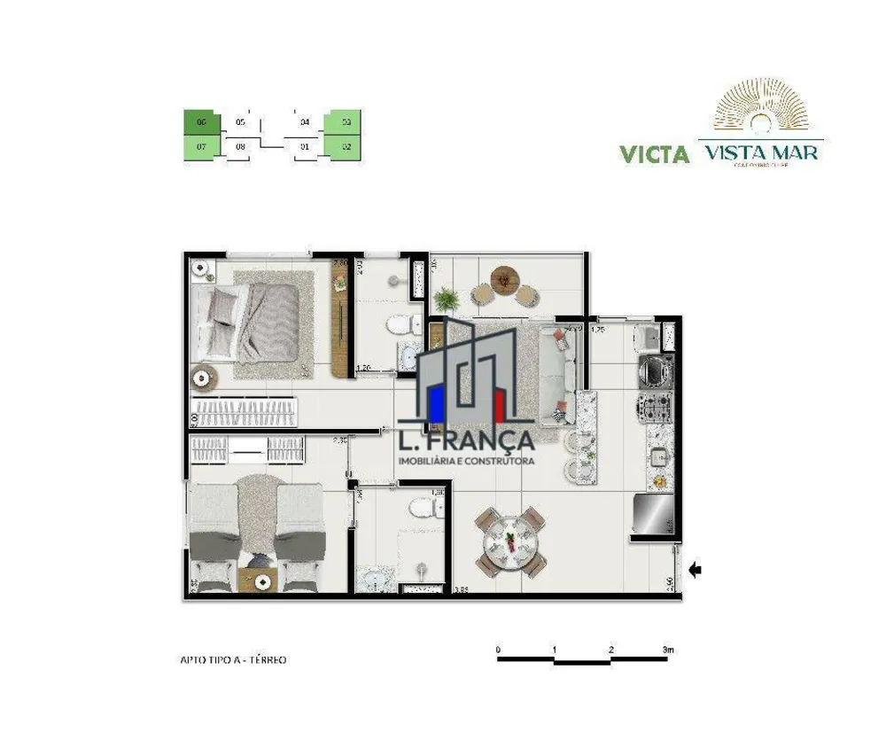 Apartamento, 2 quartos, 47 m² - Foto 1