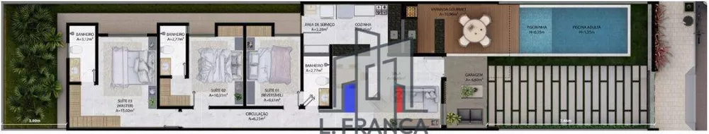 Casa de Condomínio, 3 quartos - Foto 4