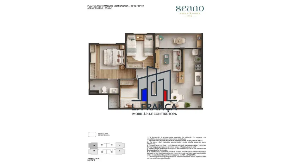 Apartamento, 2 quartos, 49 m² - Foto 3