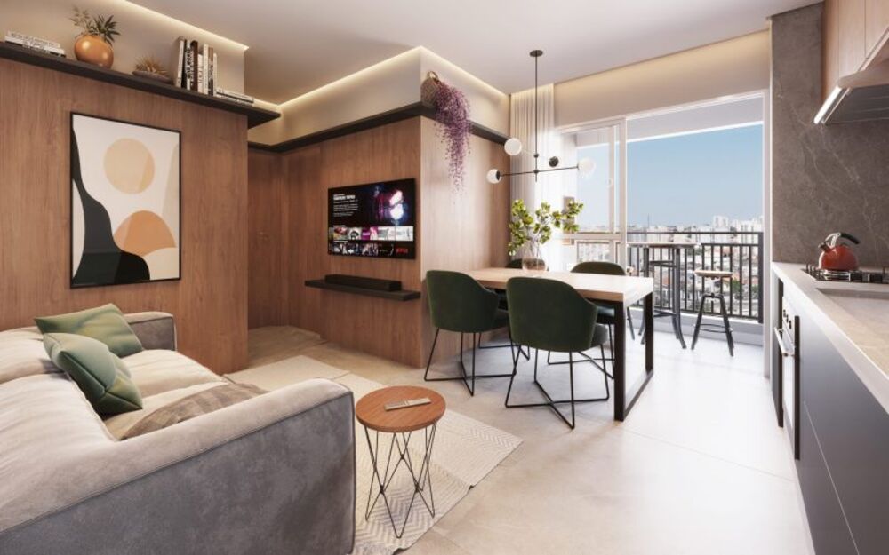 Apartamento à venda com 2 quartos, 38m² - Foto 1