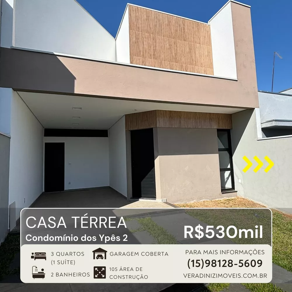 Casa de Condomínio à venda com 3 quartos, 105m² - Foto 1