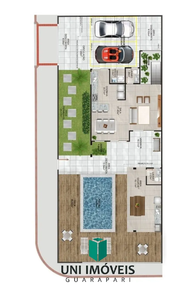 Casa, 3 quartos, 179 m² - Foto 2