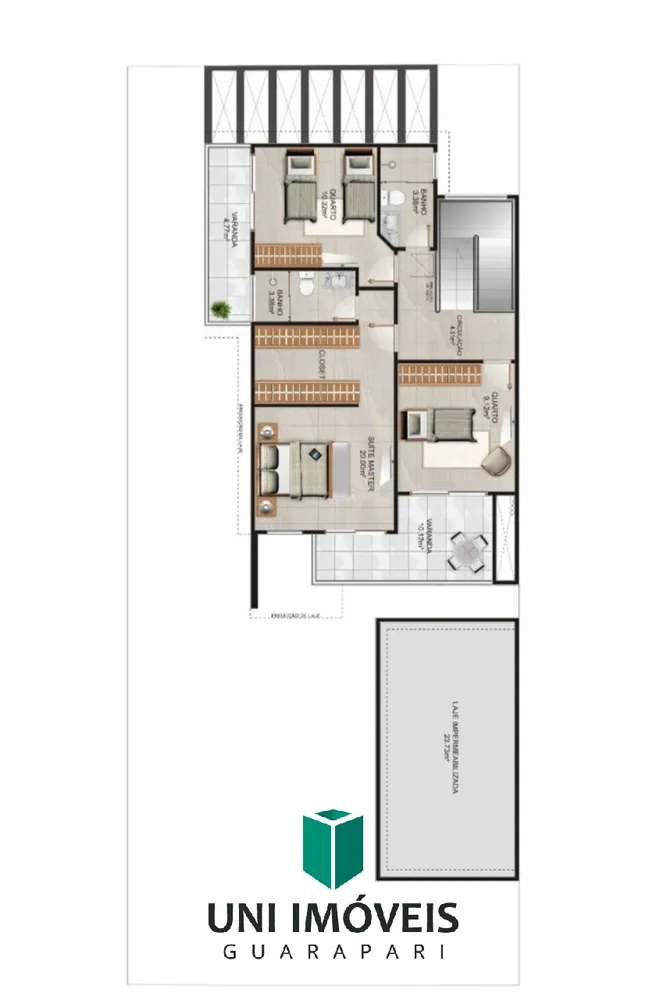 Casa, 3 quartos, 179 m² - Foto 3