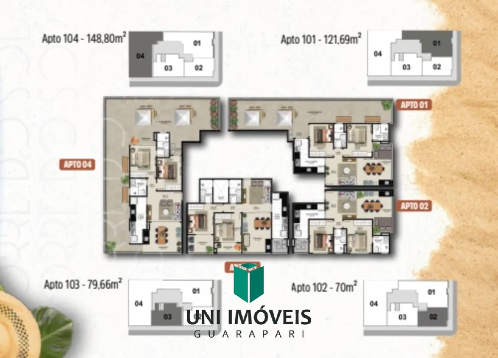 Apartamento, 2 quartos, 70 m² - Foto 4