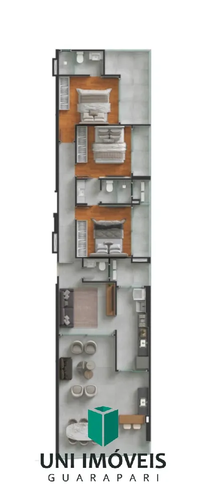Apartamento, 3 quartos, 83 m² - Foto 14