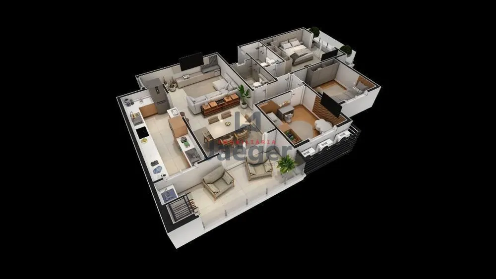 Apartamento, 3 quartos, 118 m² - Foto 1