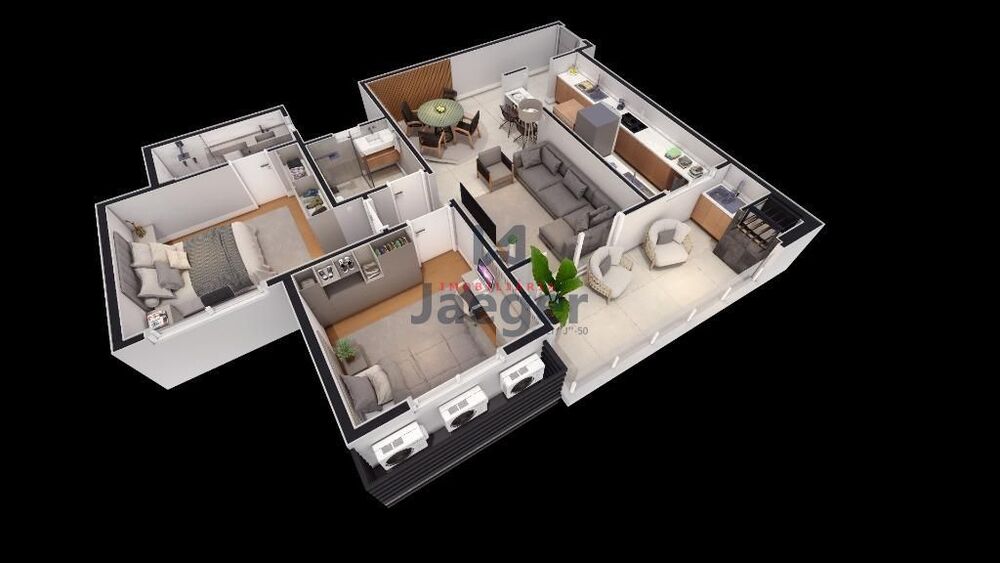 Apartamento, 2 quartos, 92 m² - Foto 3