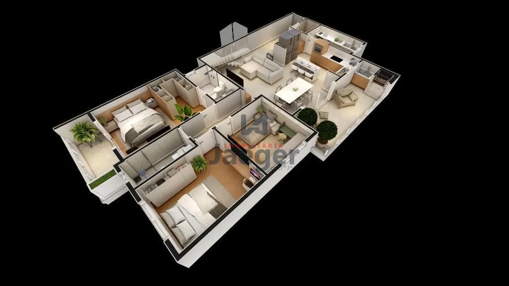 Apartamento, 3 quartos, 290 m² - Foto 3
