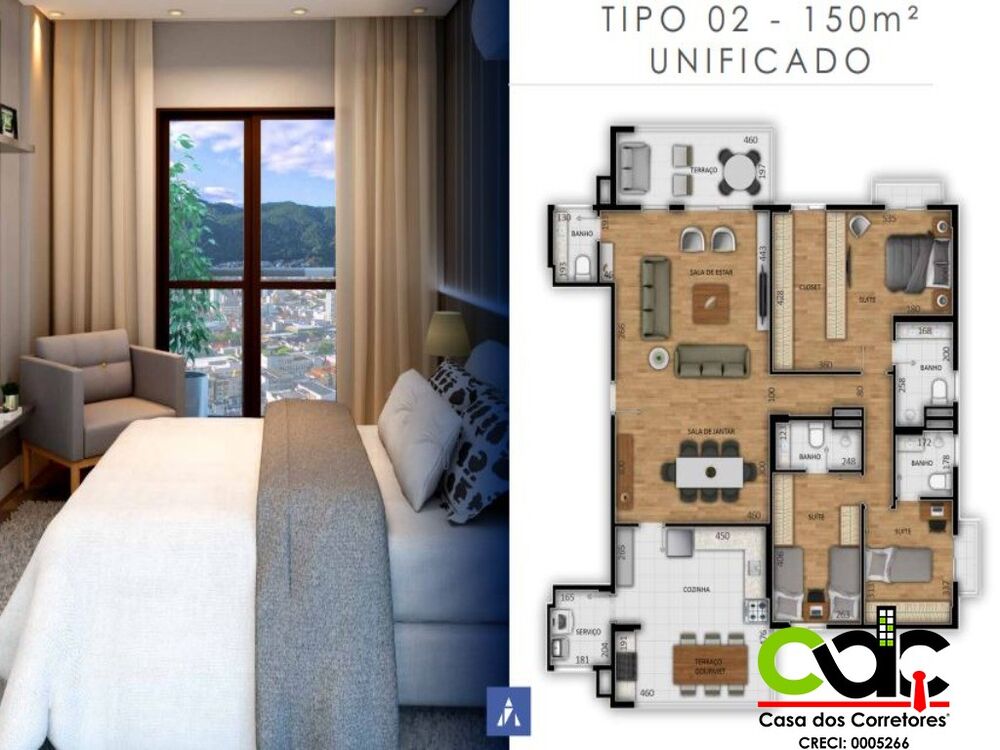 Apartamento, 2 quartos - Foto 2