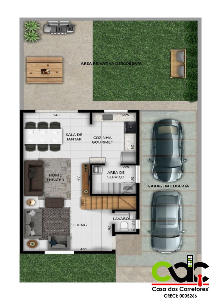 Casa, 3 quartos - Foto 2