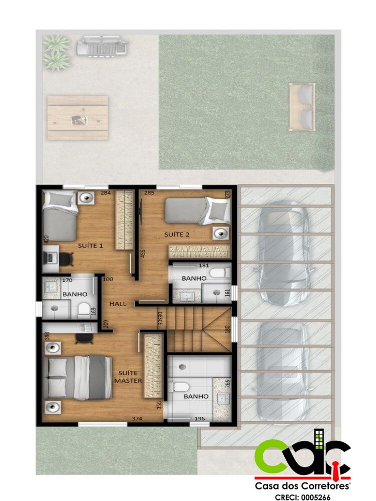 Casa, 3 quartos - Foto 3