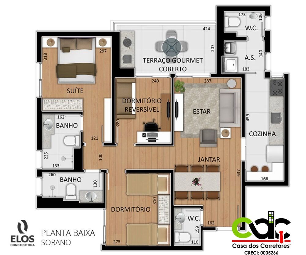 Apartamento, 3 quartos - Foto 3
