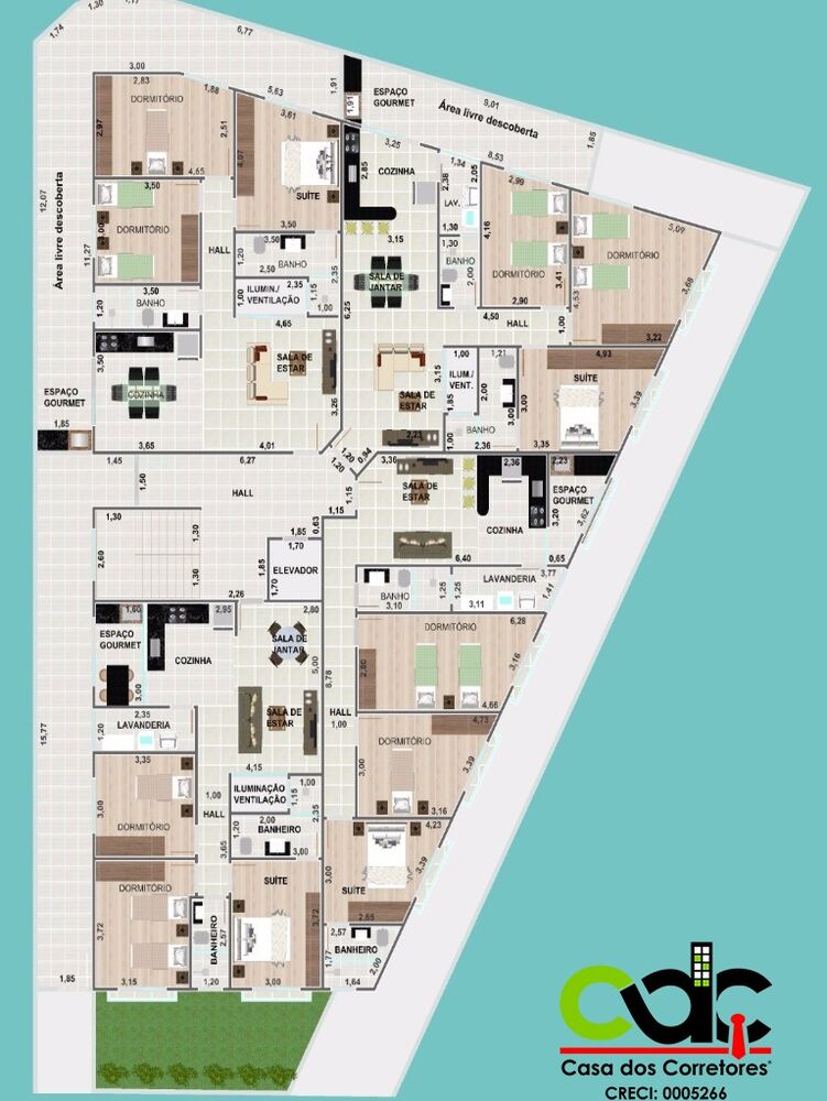Apartamento, 3 quartos, 94 m² - Foto 4