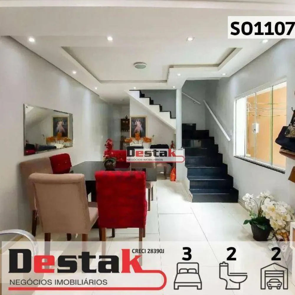 Sobrado, 3 quartos, 184 m² - Foto 1