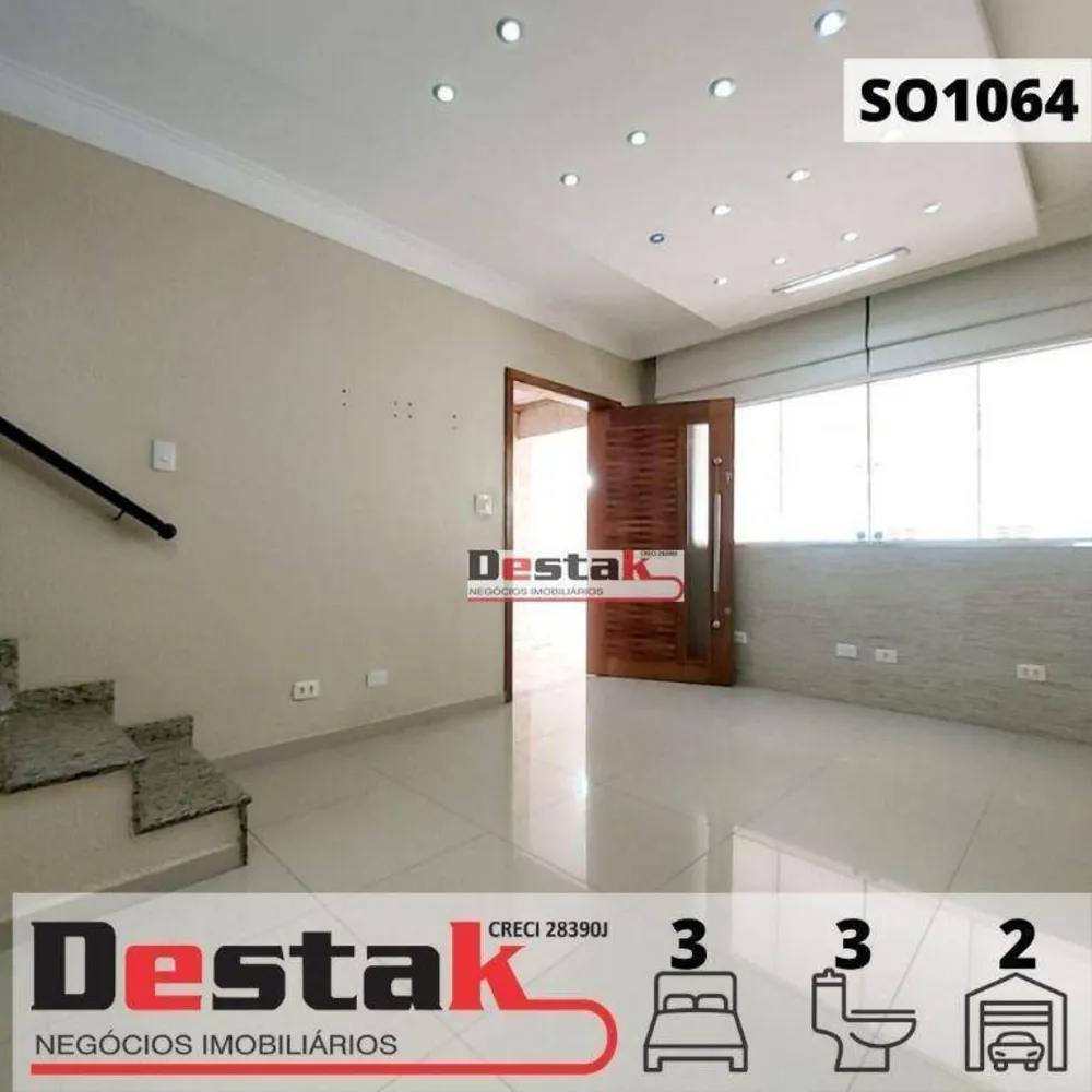 Sobrado, 3 quartos, 220 m² - Foto 1