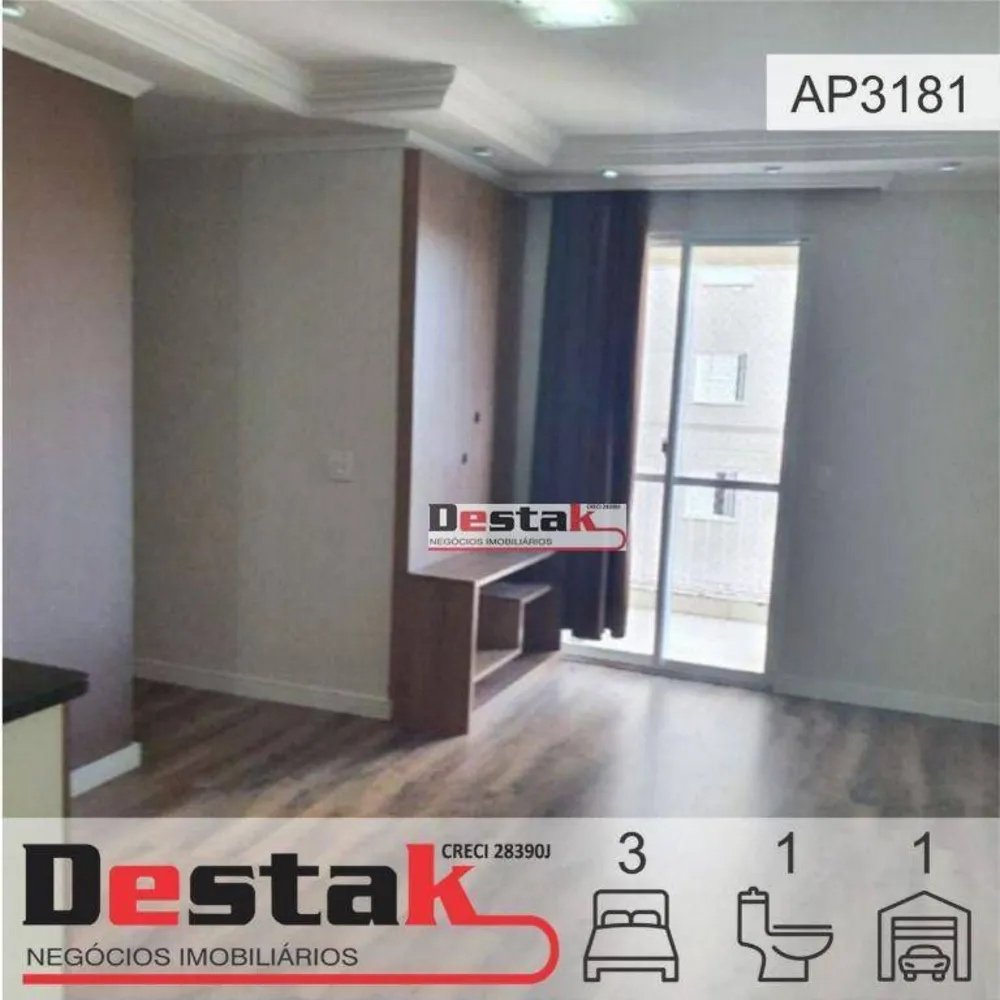Apartamento, 3 quartos, 60 m² - Foto 1