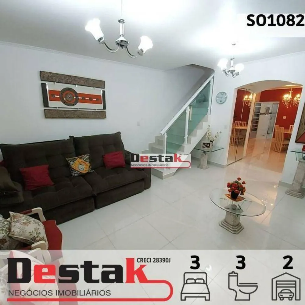 Sobrado, 3 quartos, 189 m² - Foto 1